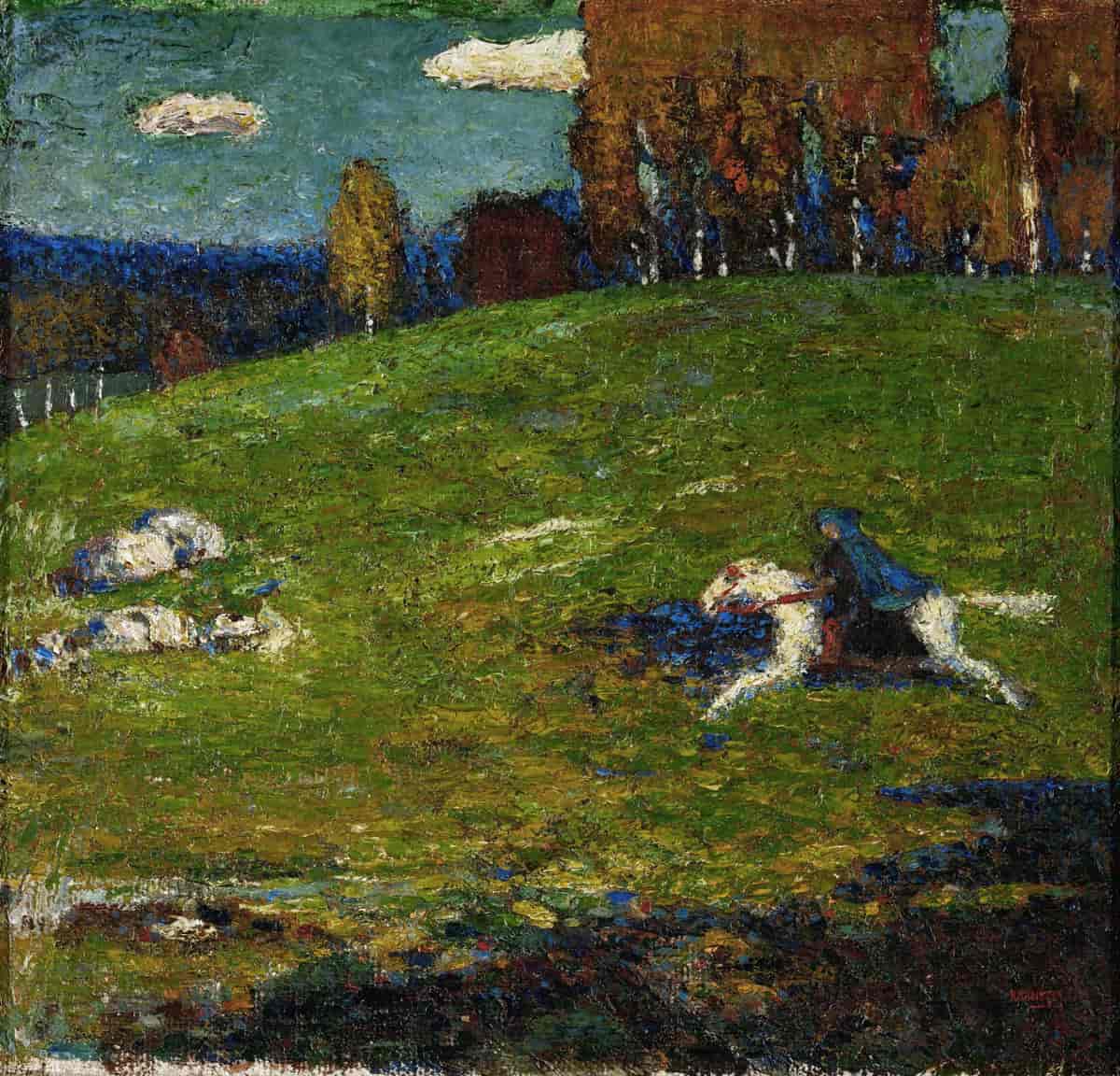 Den blå rytteren, 1903.