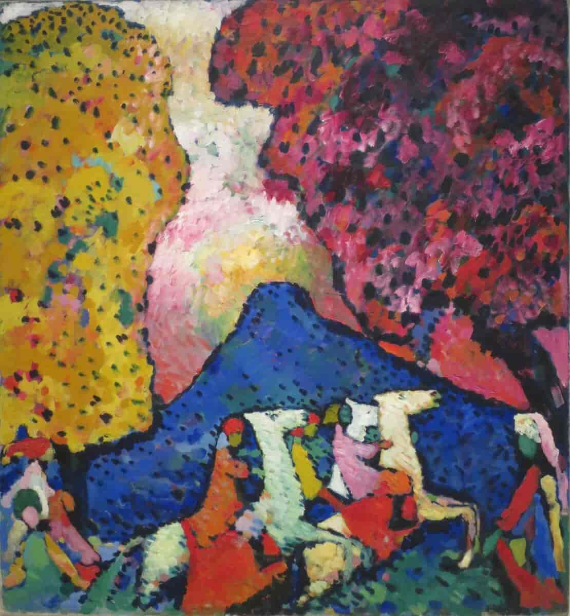 Blått fjell, 1908–1909