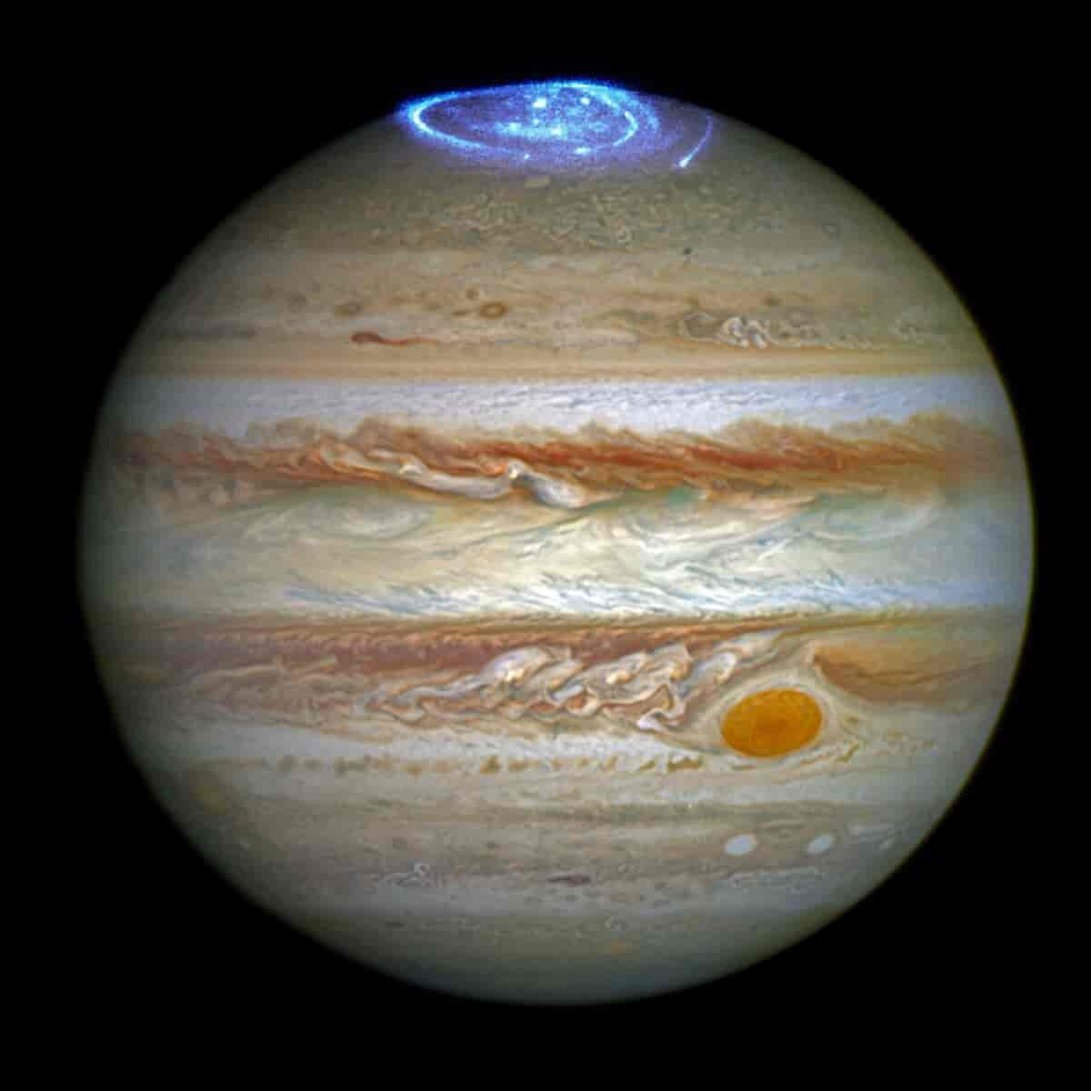 nordlys på Jupiter