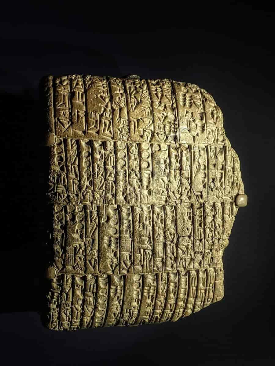 kileskrifttavle fra Nippur (cirka 2300–2100 fvt.)
