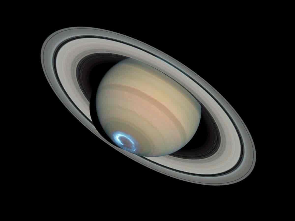Nordlys på Saturn