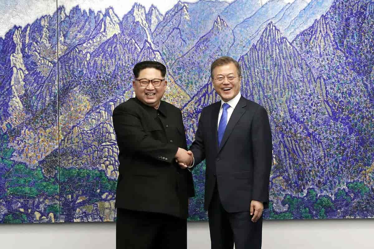 Møte mellom Kim og Moon