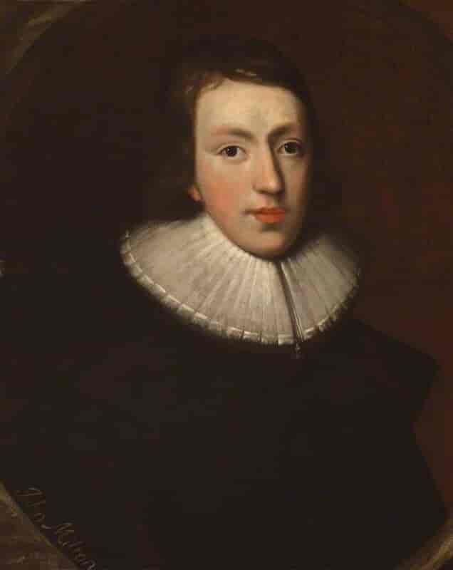 Maleri av John Milton fra cirka 1629.