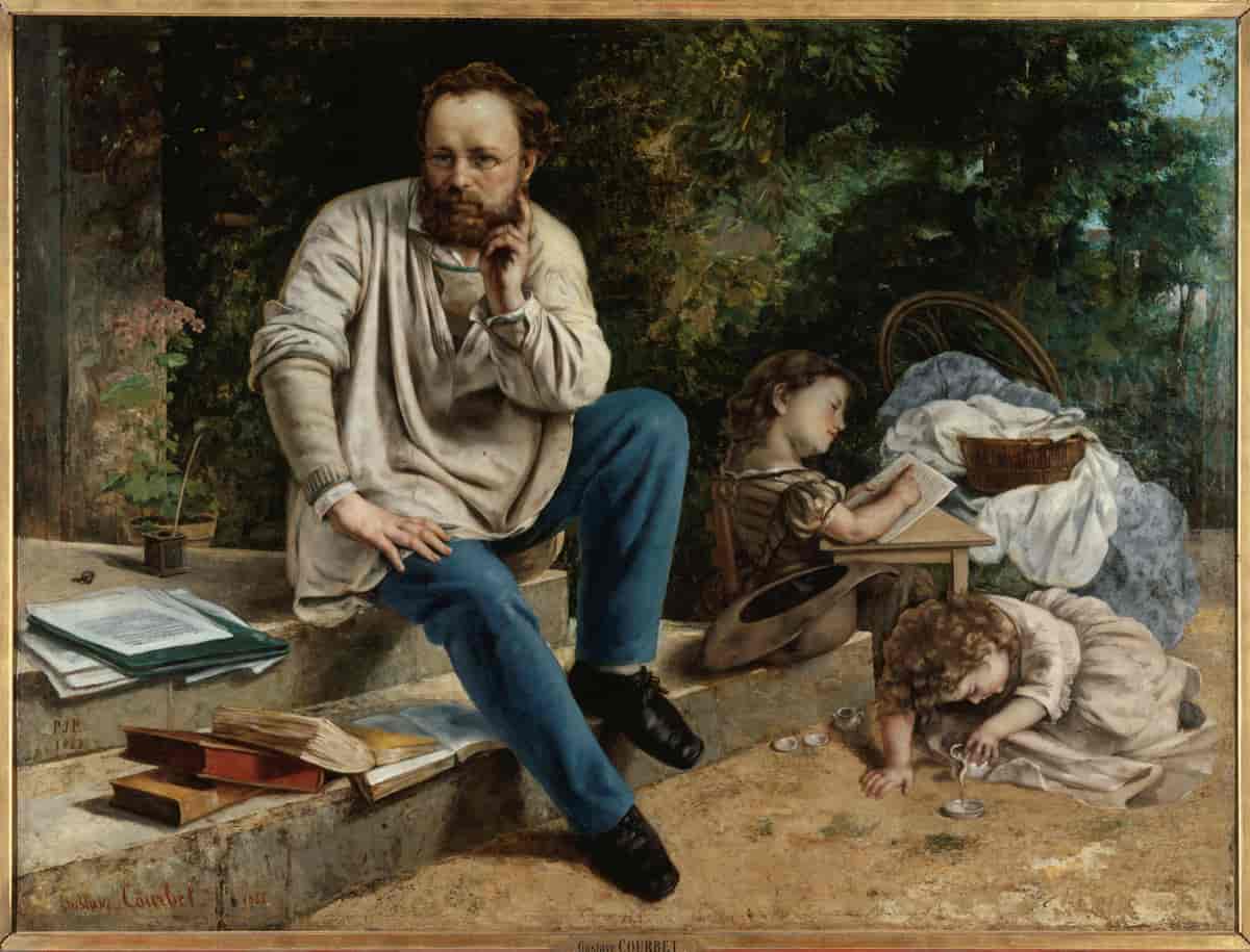 Pierre Joseph Proudhon med sine barn