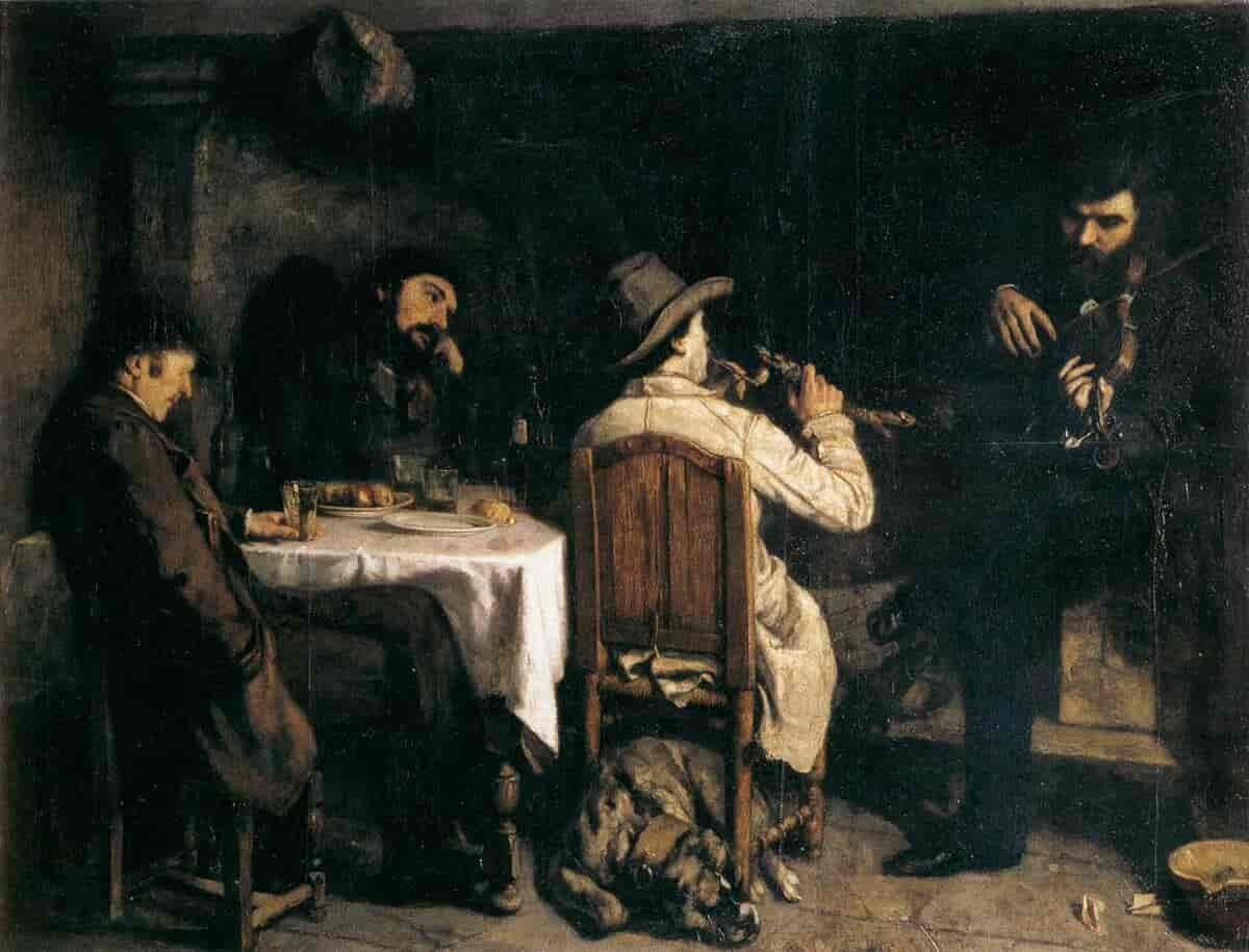 Etter middag i Ornans (1849)