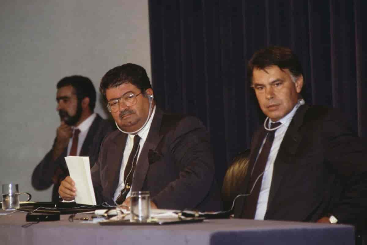 Turgut Özal og Felipe González Márquez
