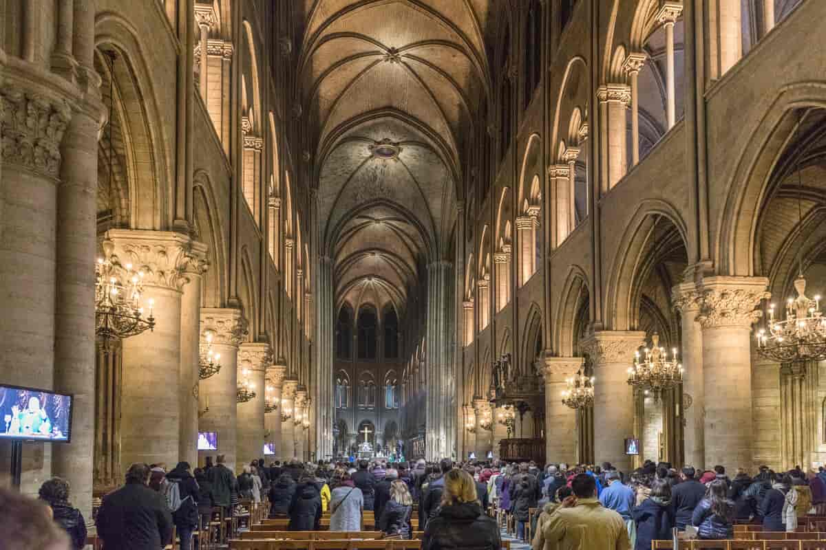 Notre Dames interiør
