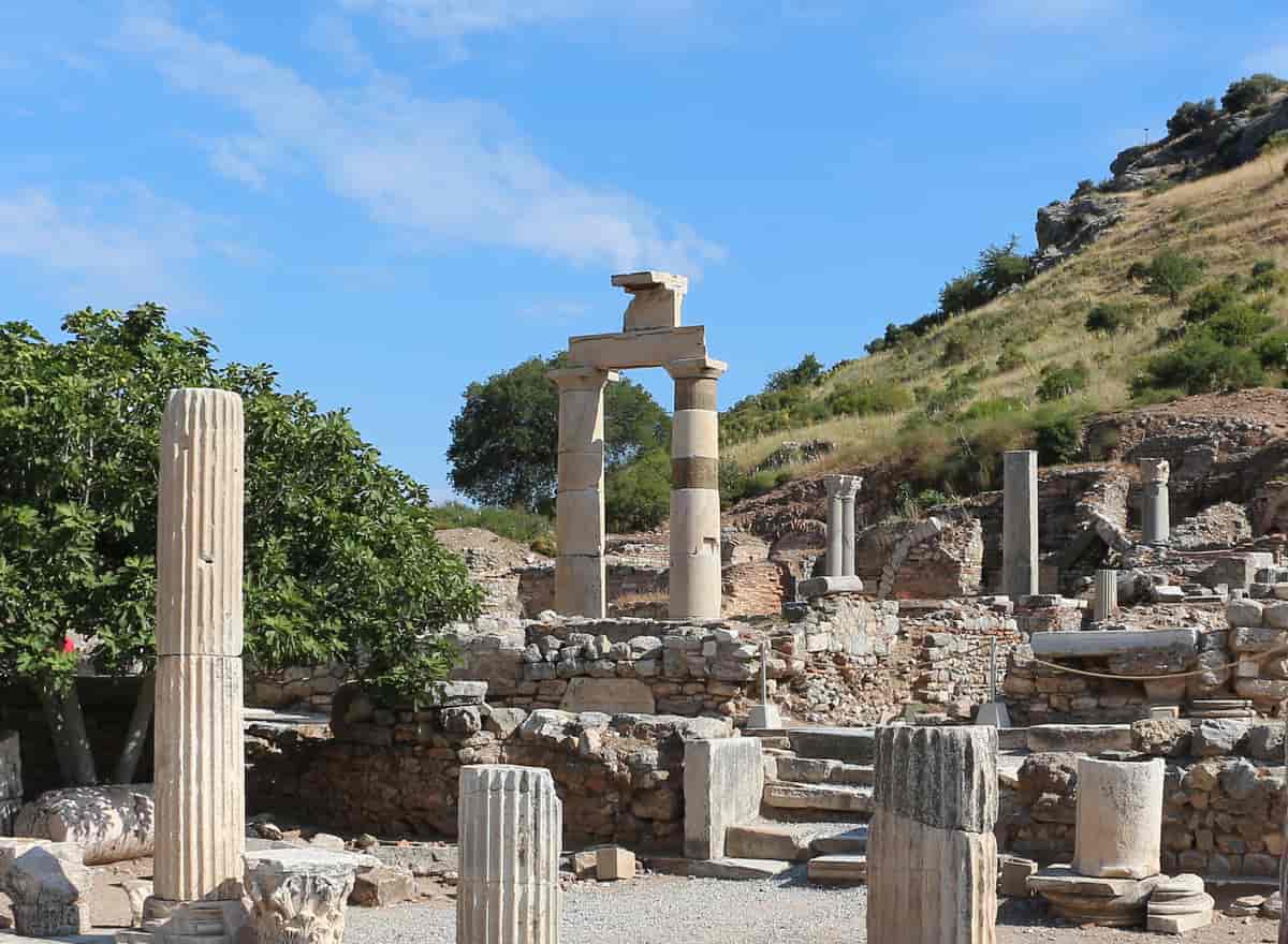 Ruiner av Prytaneion i Efesos