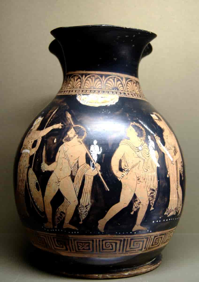 Oddysevs og Diomedes stjeler palladiet fra Troja