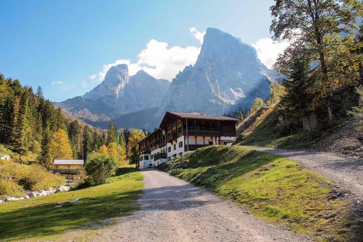 Fjellet Wilder Kaiser i Tirol, Østerrike