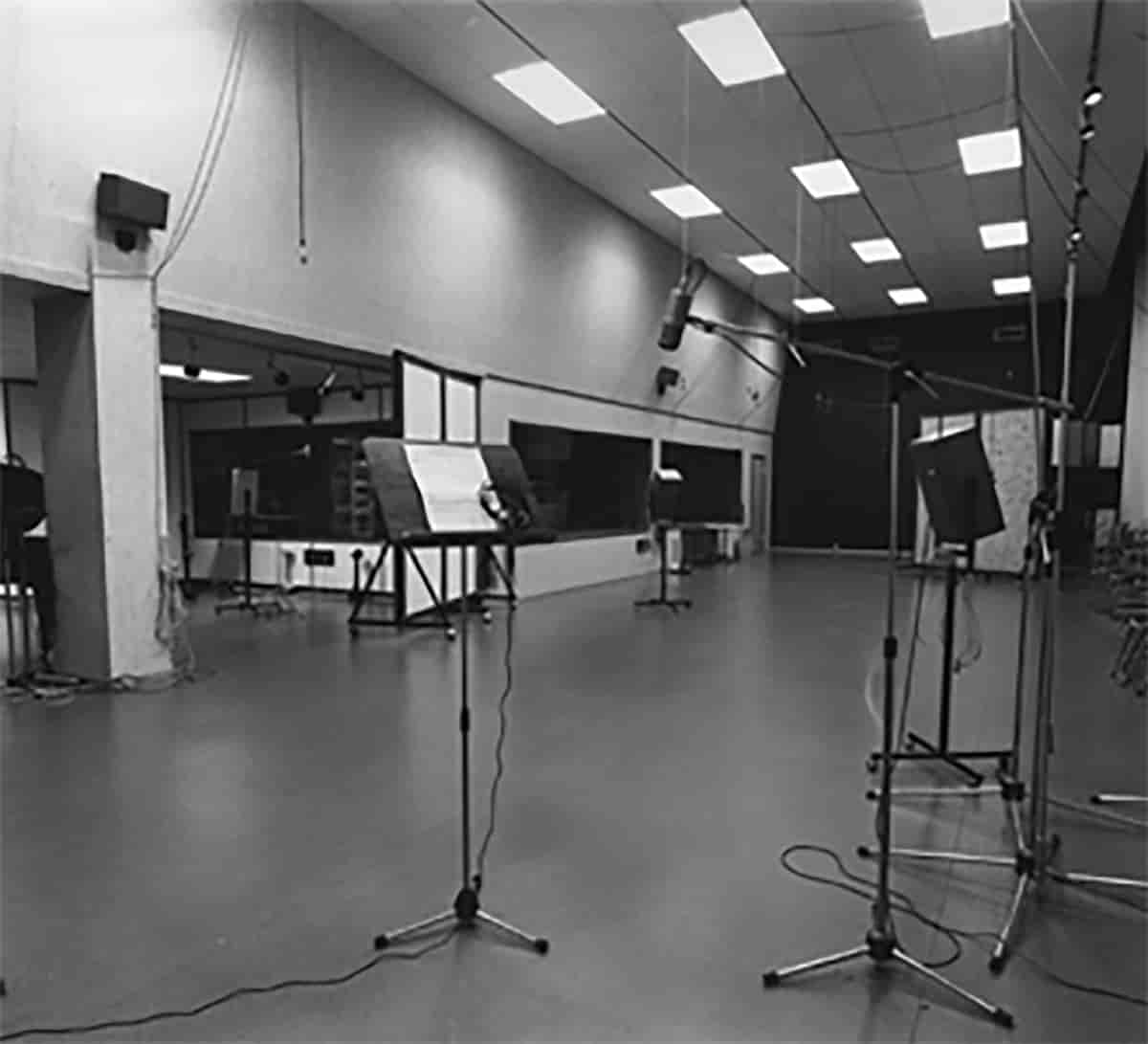 Innspillingsrommet i Talent Studio