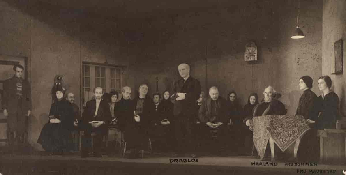 Læraren på Det Norske Teatret, truleg i 1927.