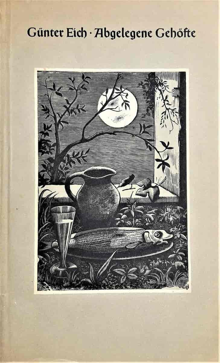 Omslaget på førsteutgaven av "Abgelegene Gehöfte" (1948)