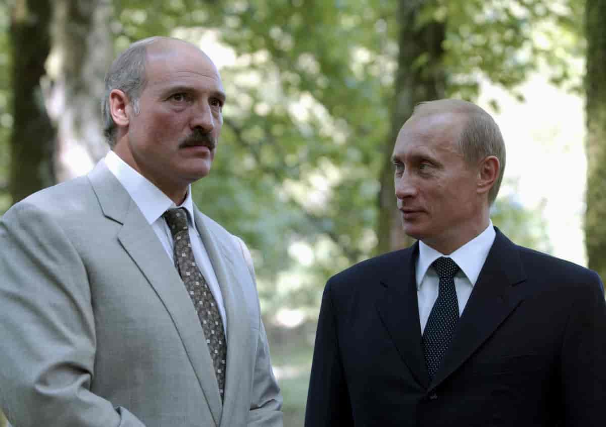 Lukasjenko og Putin