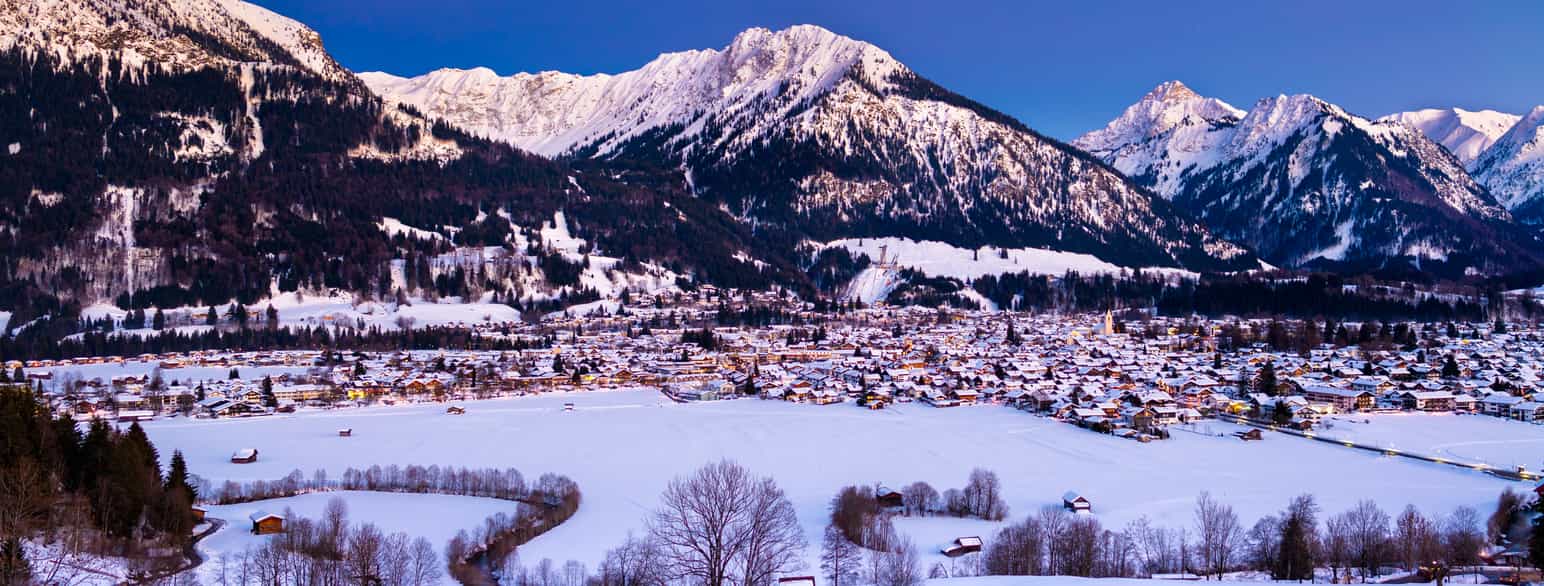Alpene i Oberstdorf
