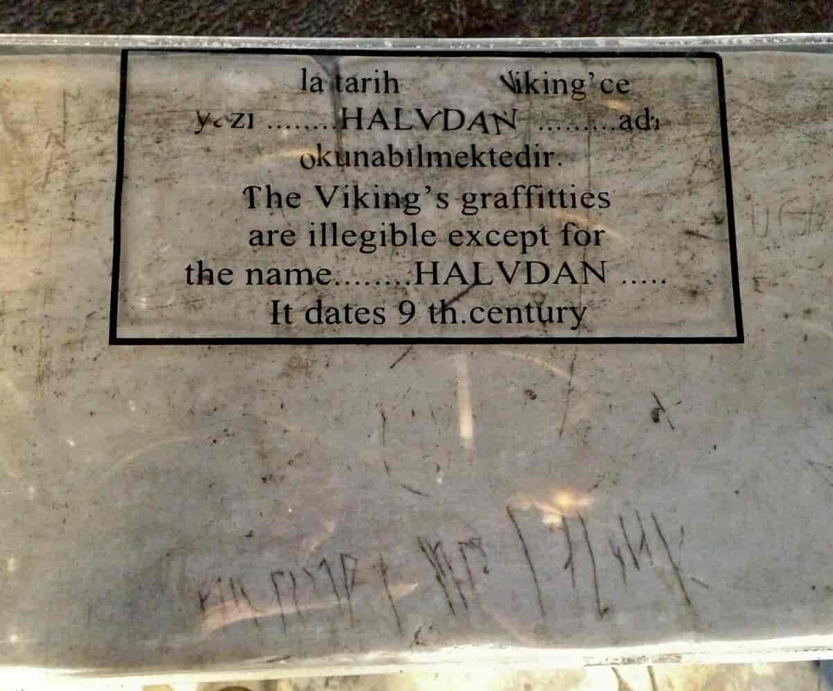 Runeinnskrift i Hagia Sofia