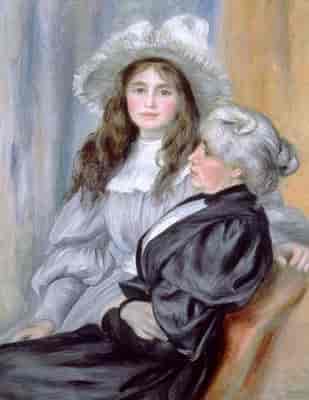 Berthe Morisot med datteren Julie Manet