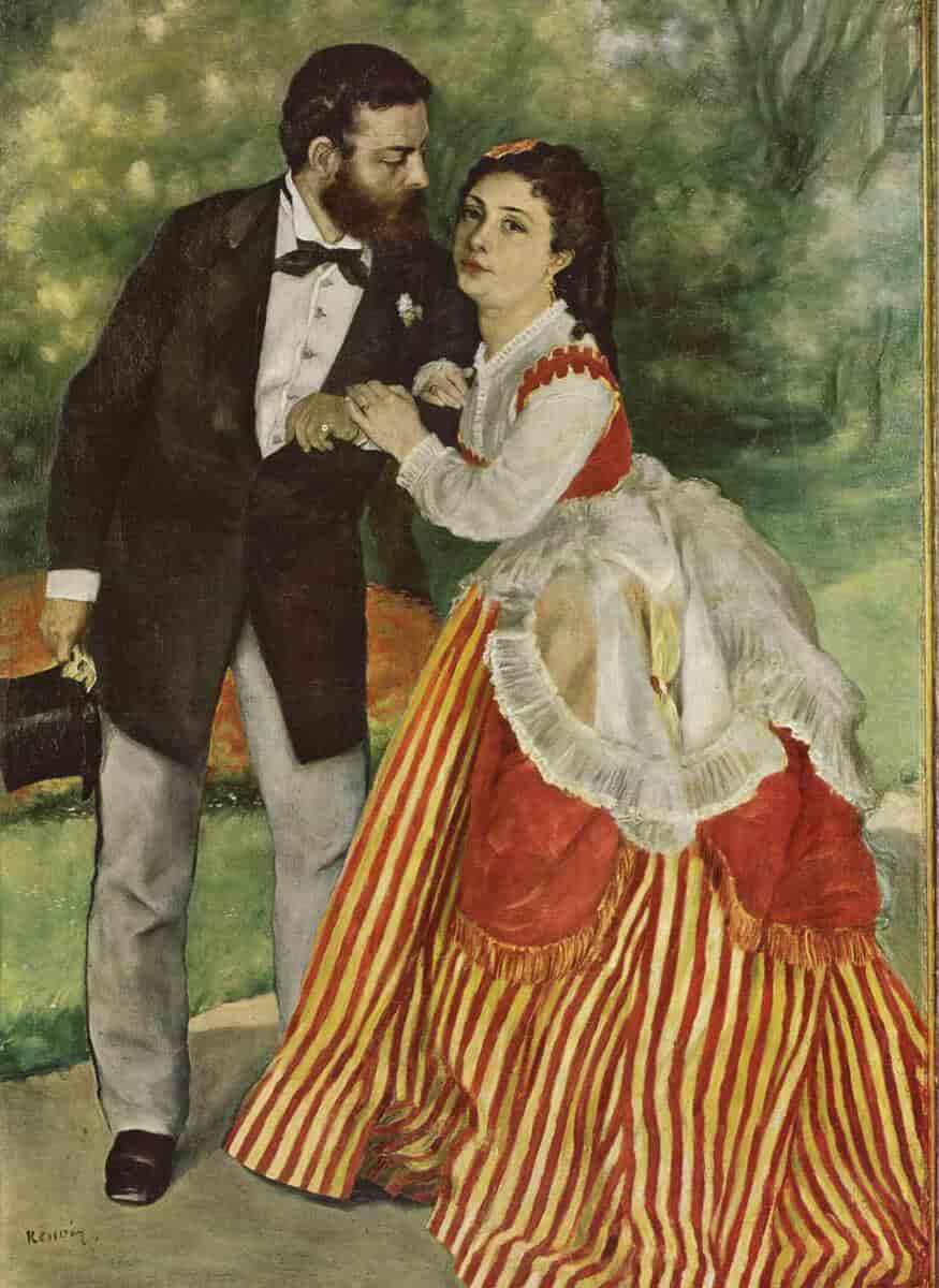 Alfred Sisley og kona