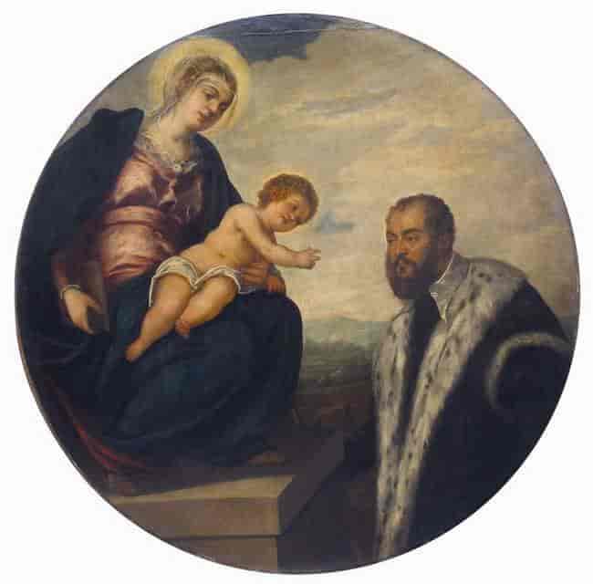 Madonna med barn og donator
