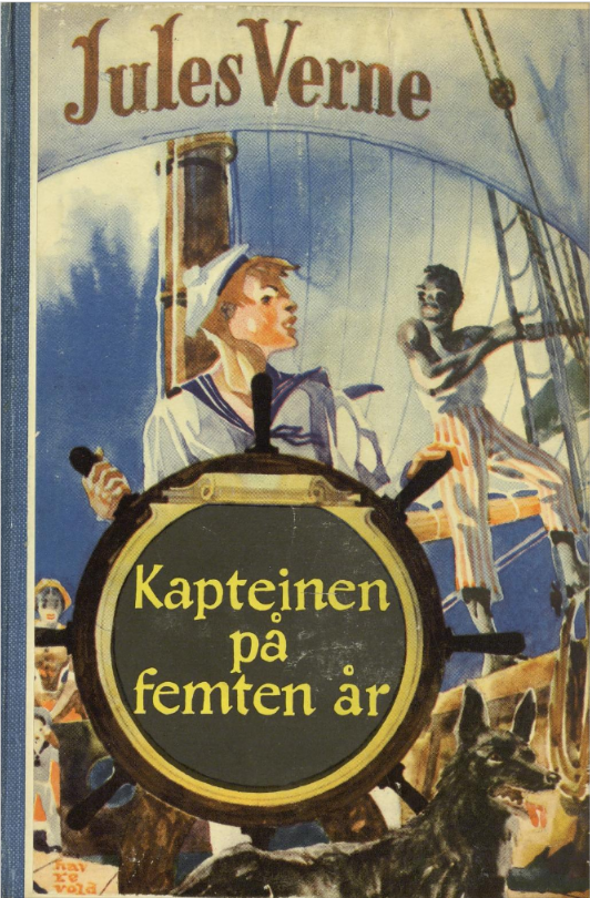 Bokomslag «Kapteinen på femten år» 1951