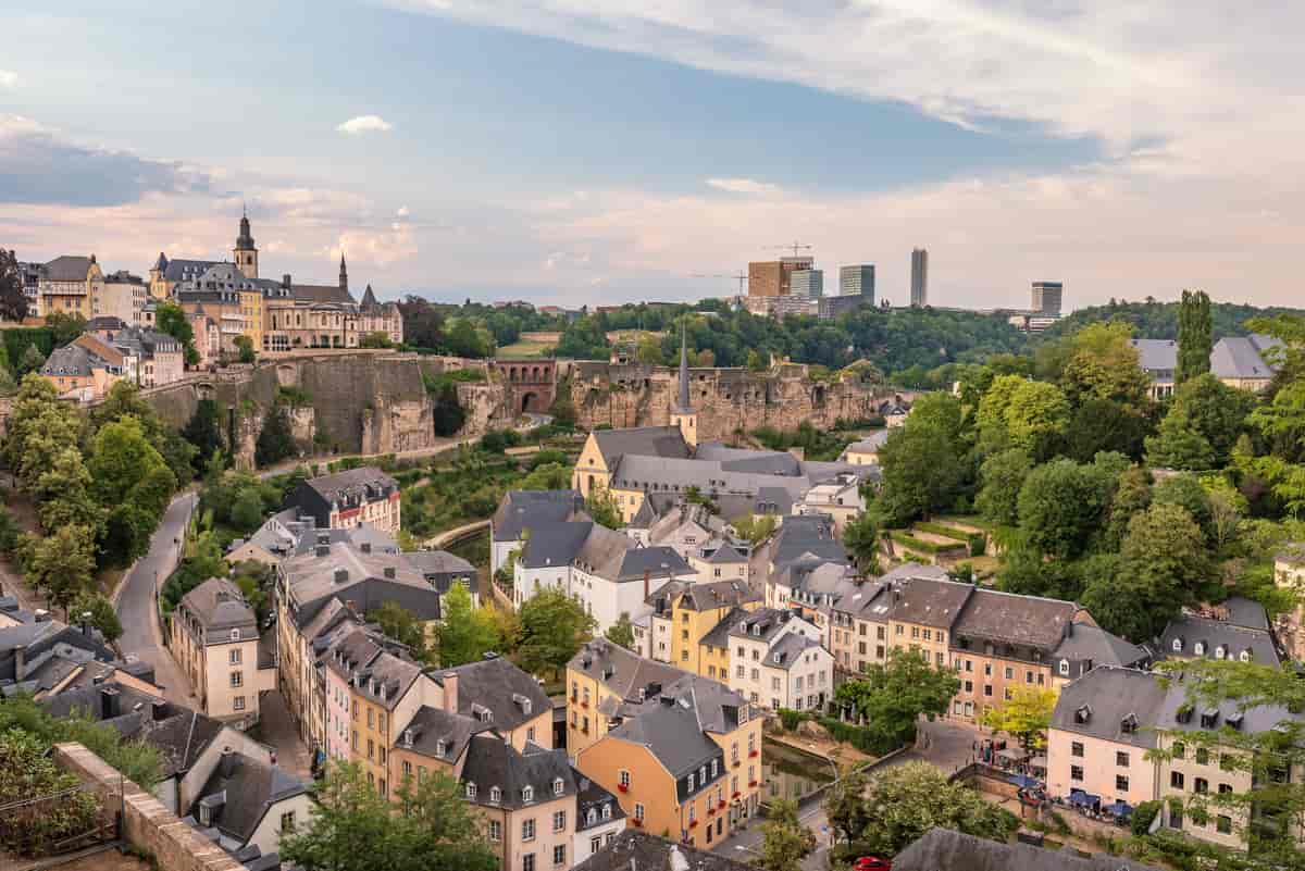 Gamlebyen i Luxembourg