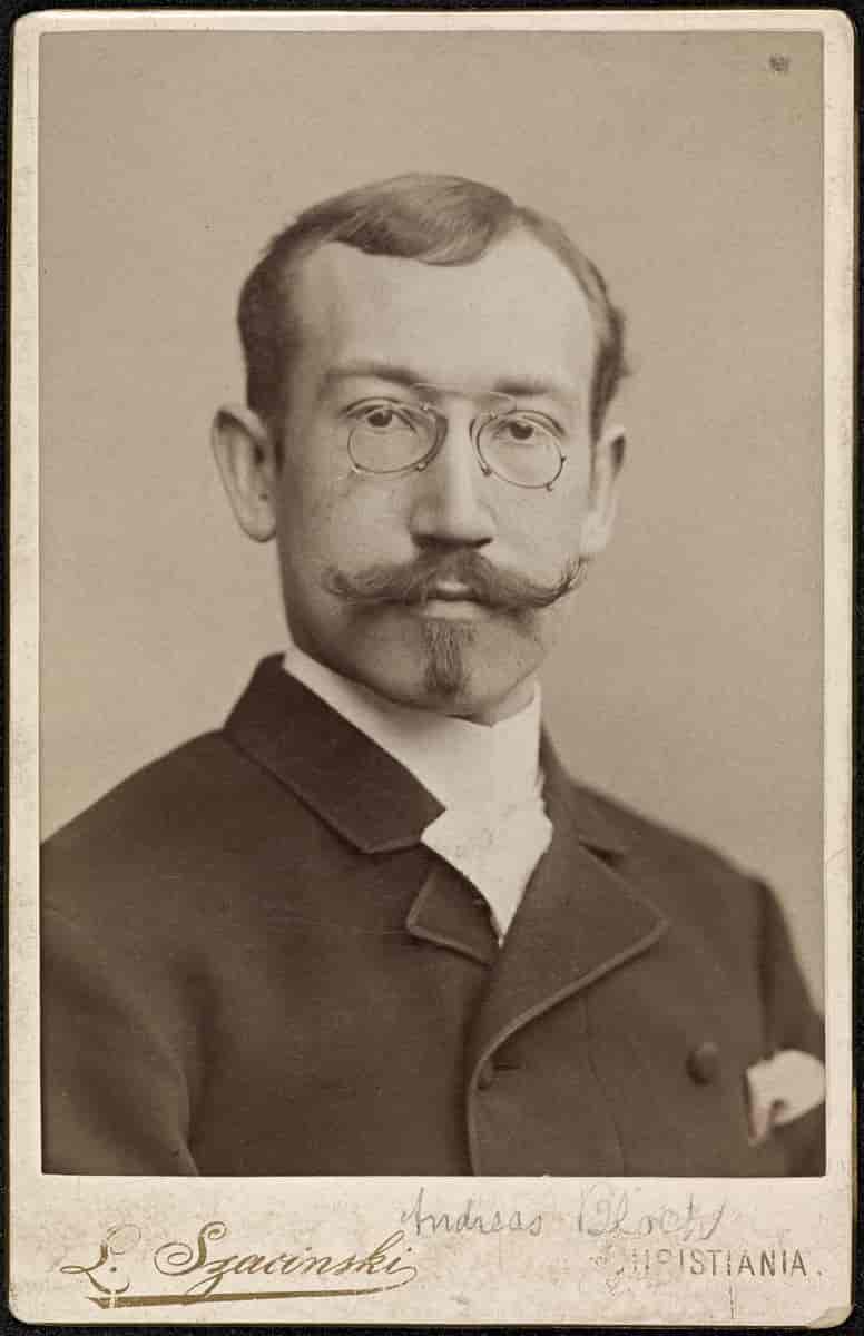 Portrett av Andreas Bloch (1860-1917). Bildesignatur : blds_06026