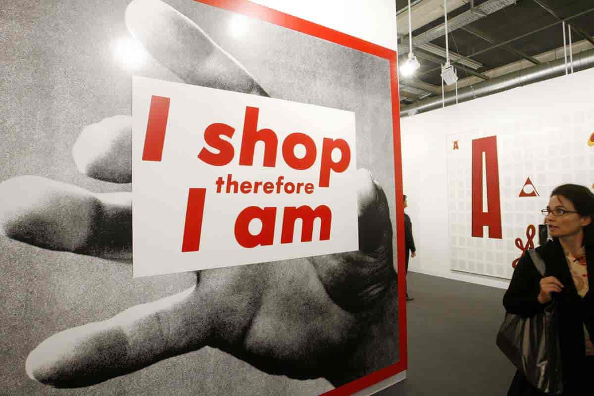 Uten tittel (I shop, therefore I am)