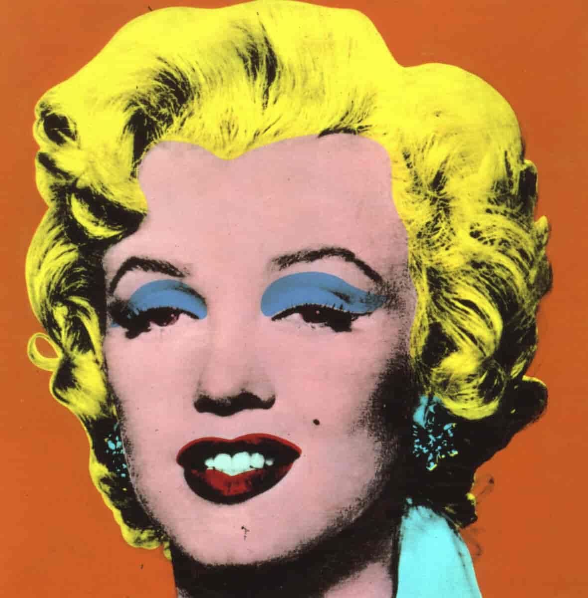 Orange Marilyn Monroe
