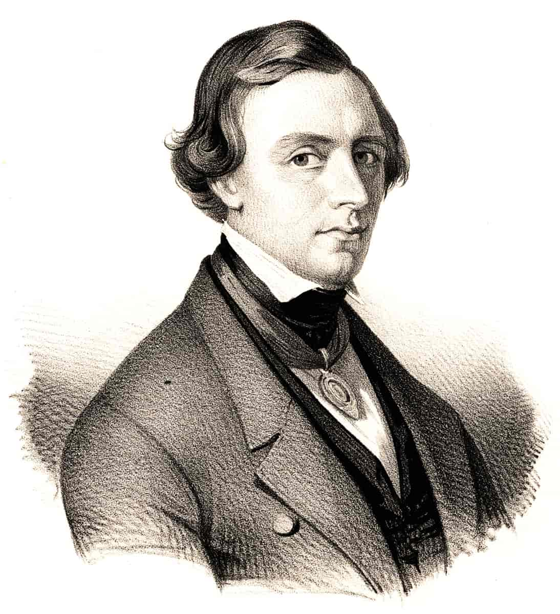 Frederik Moltke Bugge, ca 1850