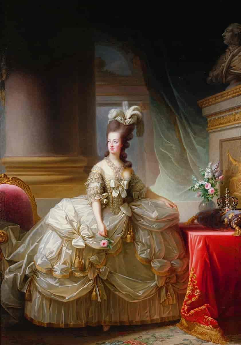 Marie Antoinette i robe de cour i 1778