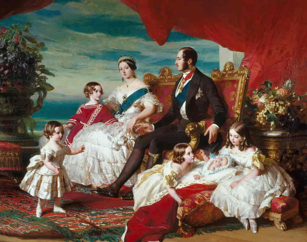 Dronning Victoria og prins Alberts familie 