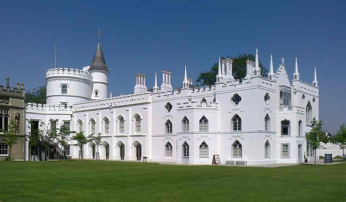 Strawberry Hill, tegnet av Horace Walpole