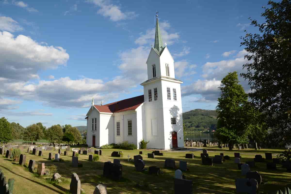 Olberg kirke ved Noresund.