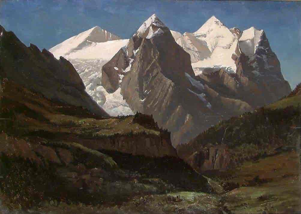 Landskap fra Sveits, 1850