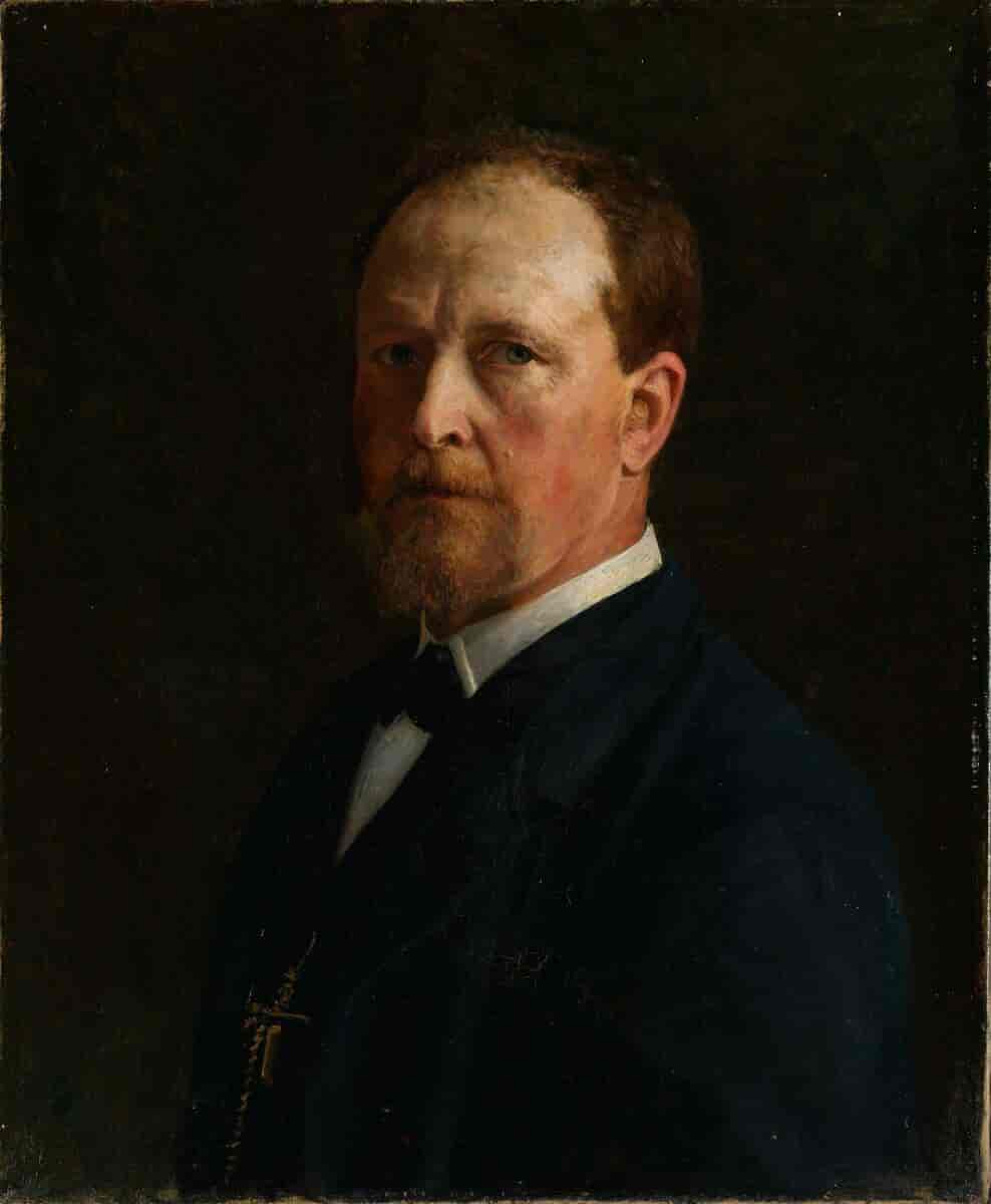 Selvportrett, 1884