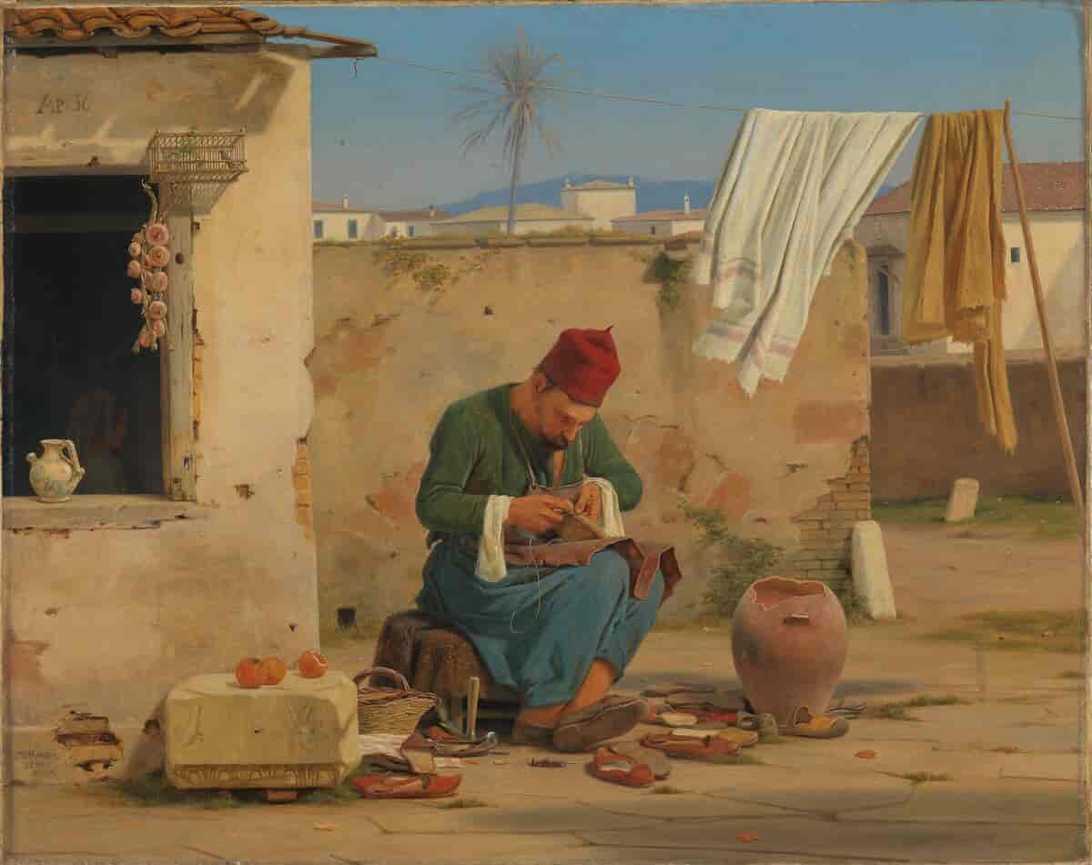 Gresk skomaker, 1840