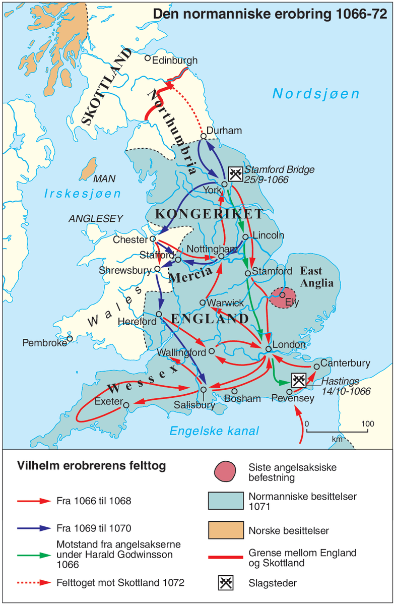Den normanniske erobringen av England