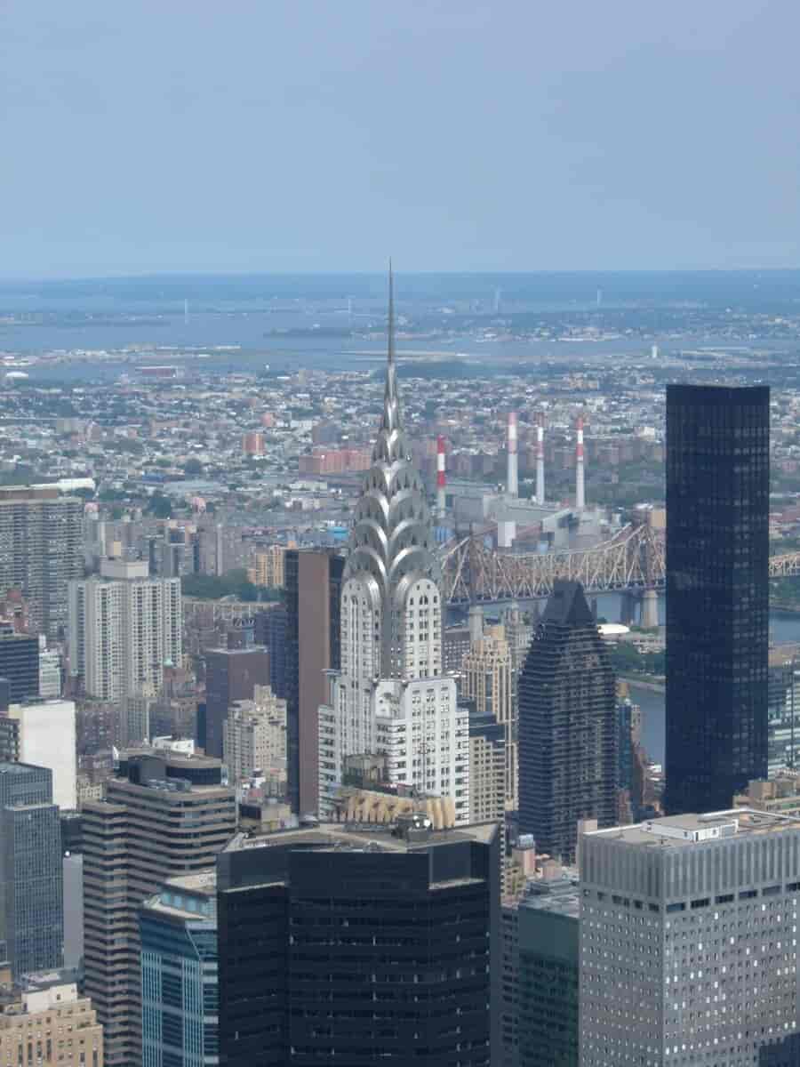 Chrysler Building sett fra Empire State Building