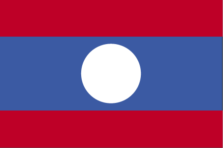 Laos' flagg
