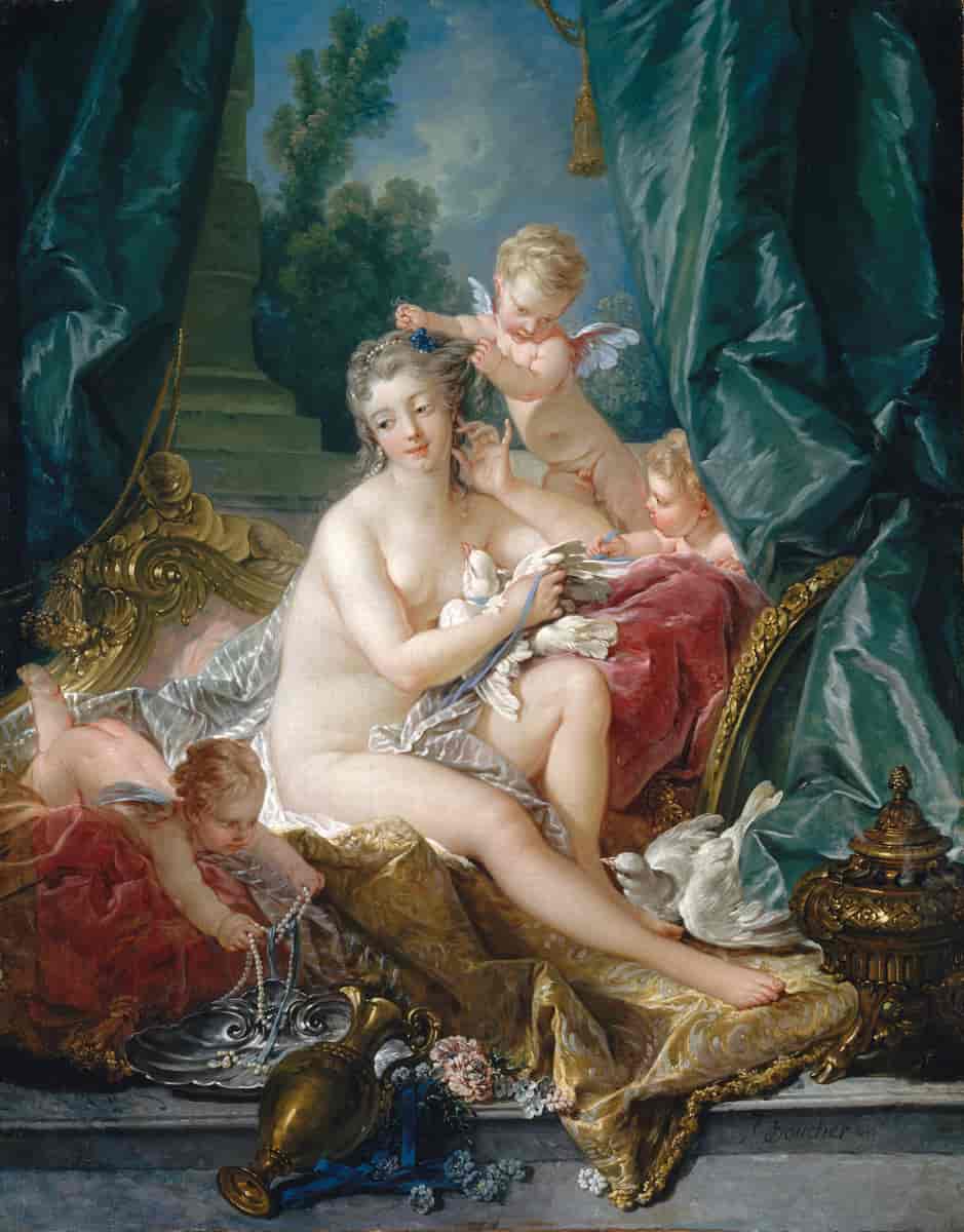 Venus steller seg, 1751