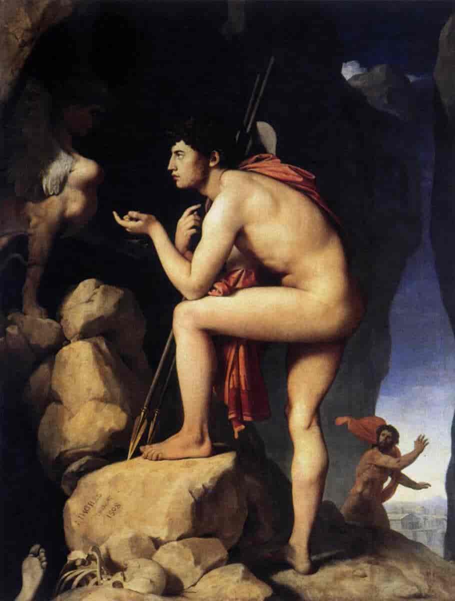 Oidipus og Sfinxen, 1808