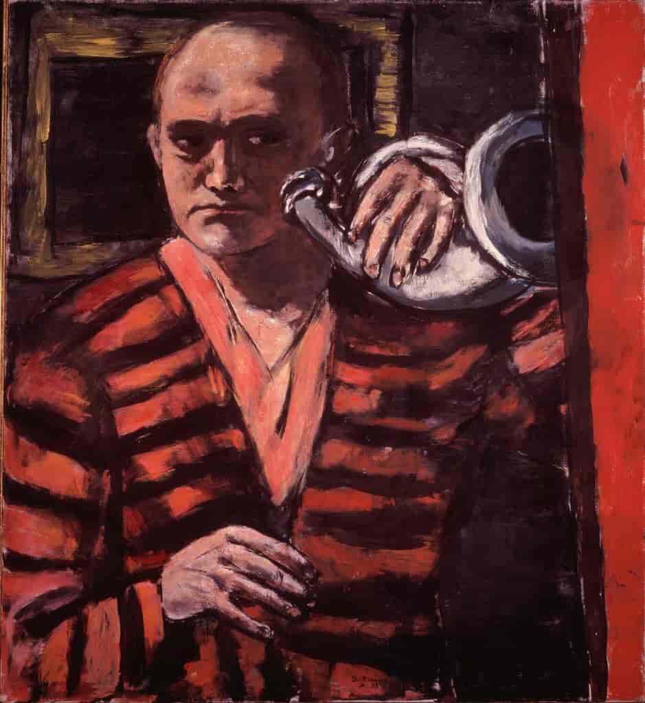 Selvportrett med horn, 1938