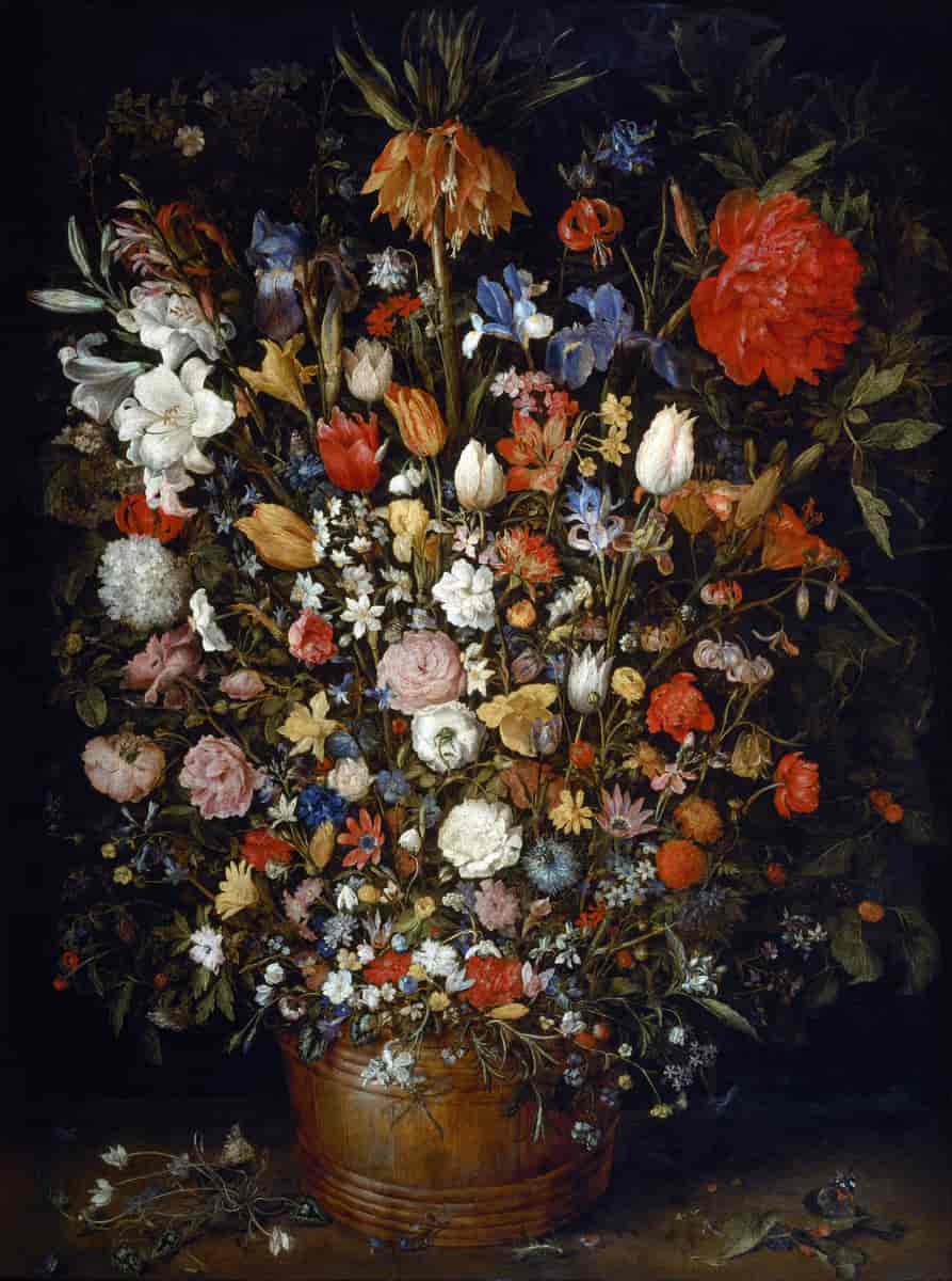 Blomsteri en trepotte, 1603