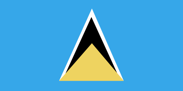 Saint Lucias flagg