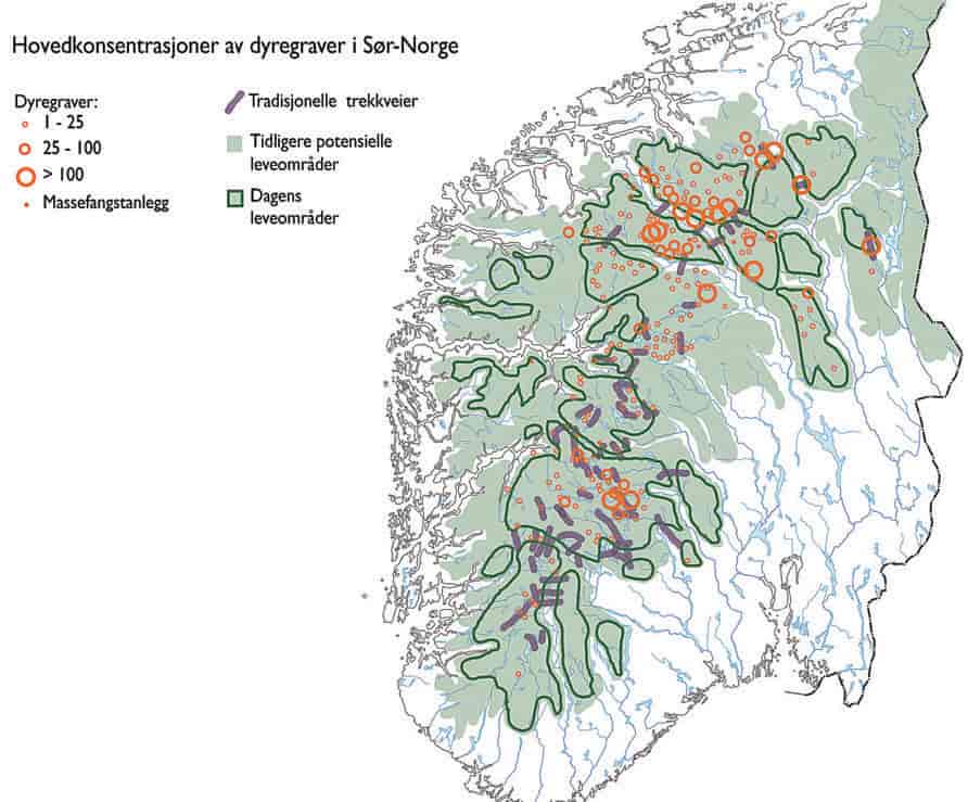 Fangstgraver i Sør-Norge