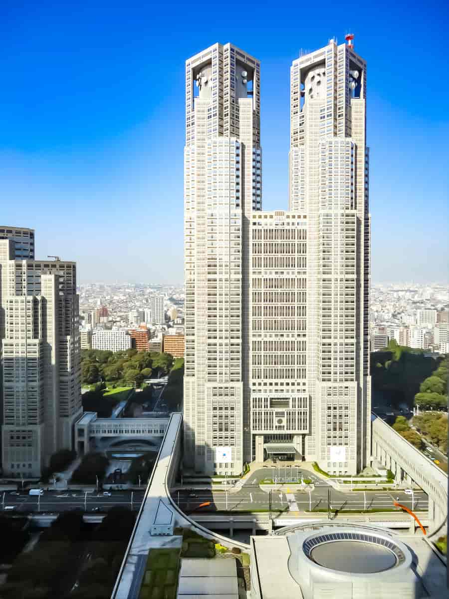 Tokyo rådhus av Kenzo Tange