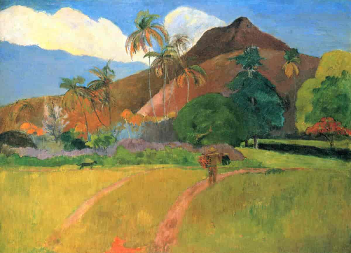Tahitisk landskap