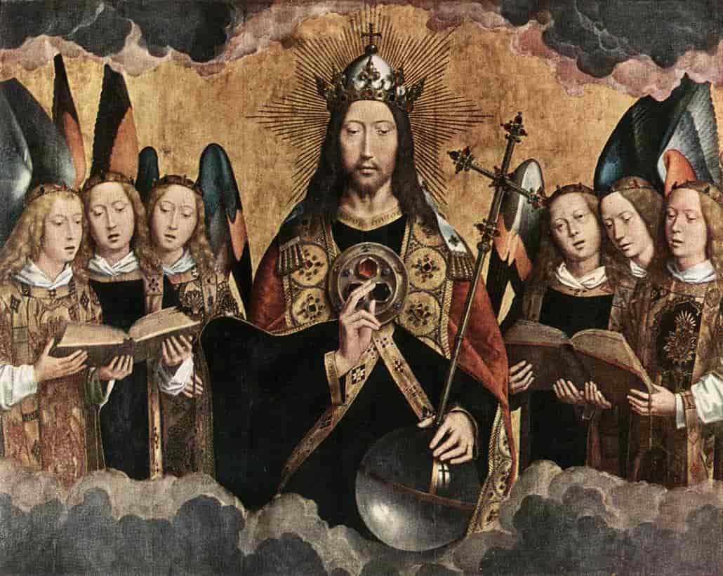 Kristus omgitt av engler, 1480