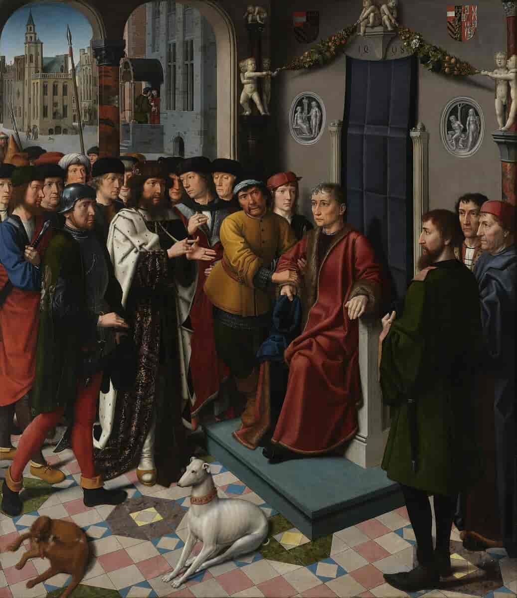 Dommen over den korrupte dommeren Sisamnes, 1498