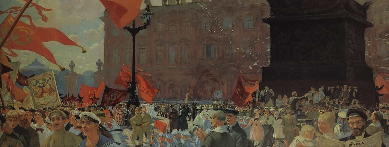 Åpningen av Kominterns andre kongress 19. juli 1920 (malt 1921)